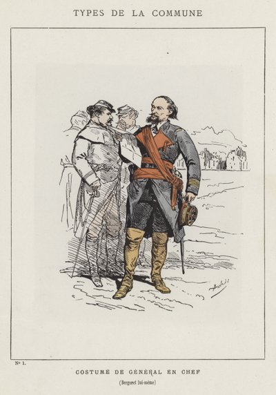 Costume de General en Chef, Bergeret Lui-Meme by Charles Albert d Arnoux Bertall